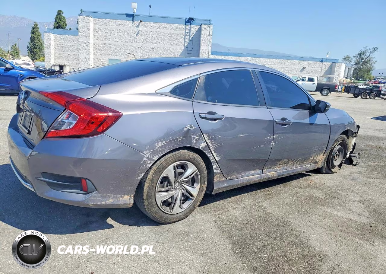 2020 Honda Civic Lx VIN:2HGFC2F66LH590389 - 3