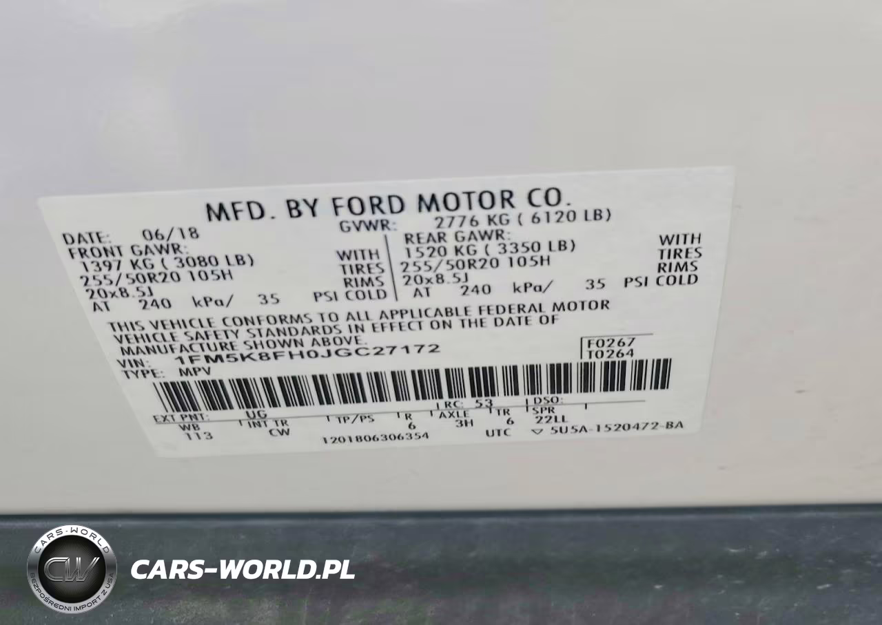 2018 Ford Explorer Limited VIN:1FM5K8FH0JGC27172 - 14