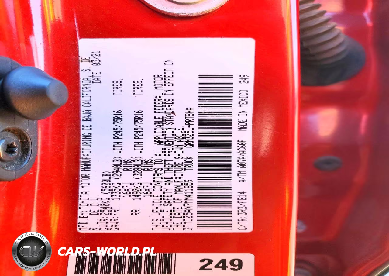 2021 Toyota Tacoma Sr V6 VIN:3TMCZ5AN7MM411859 - 13