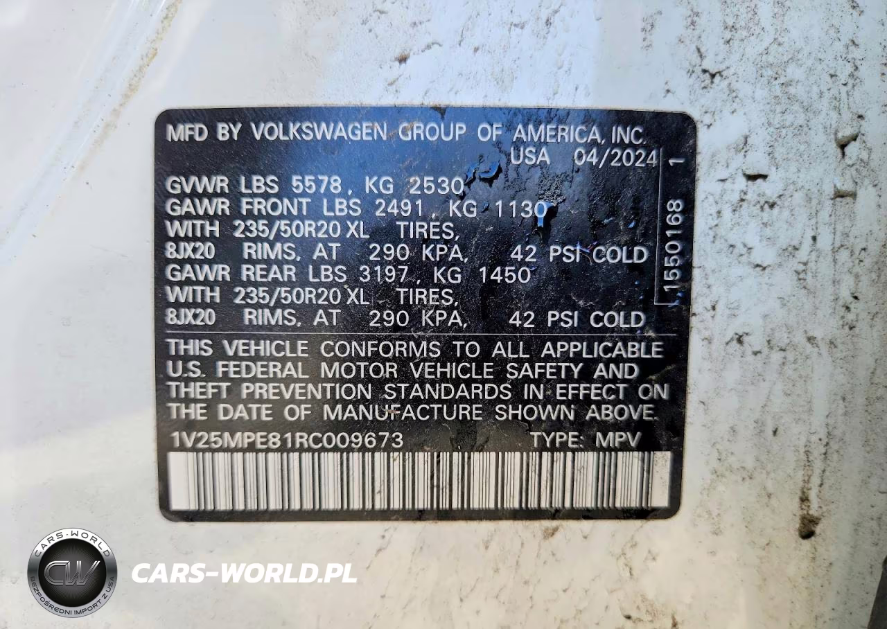 2024 Volkswagen Id.4 S VIN:1V25MPE81RC009673 - 14