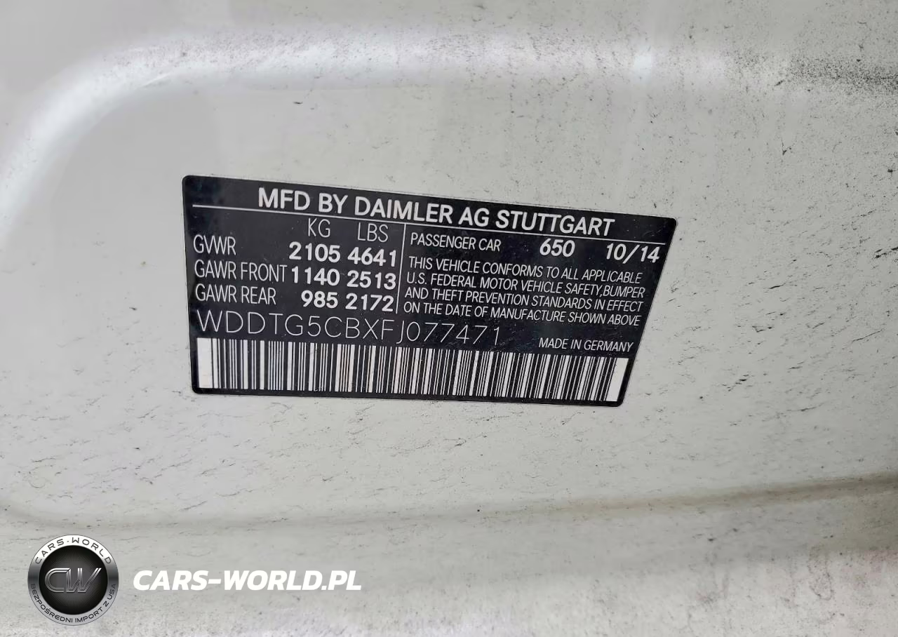 2015 Mercedes-Benz Gla 45 Amg VIN:WDDTG5CBXFJ077471 - 14