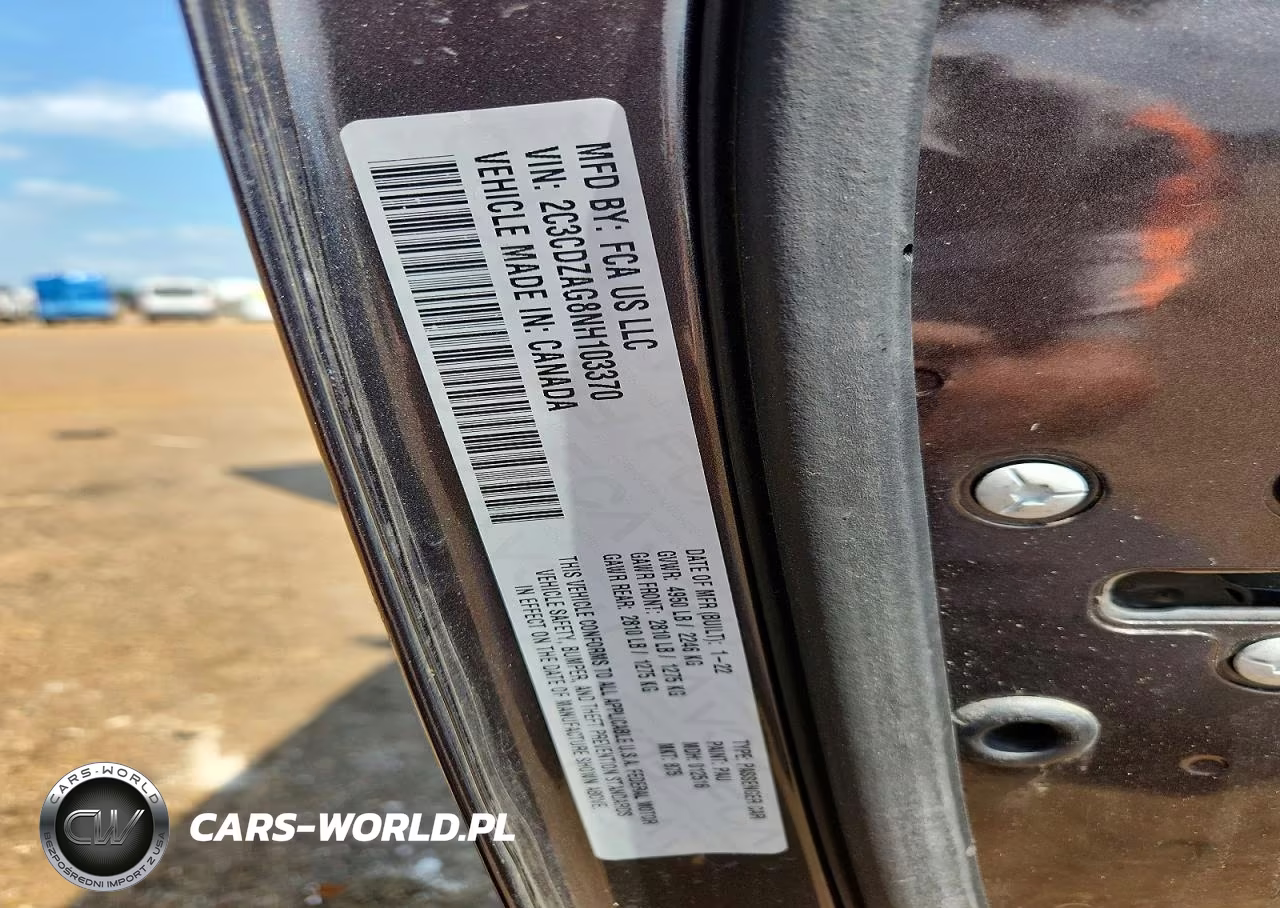 2022 Dodge Challenger Sxt VIN:2C3CDZAG8NH103370 - 12