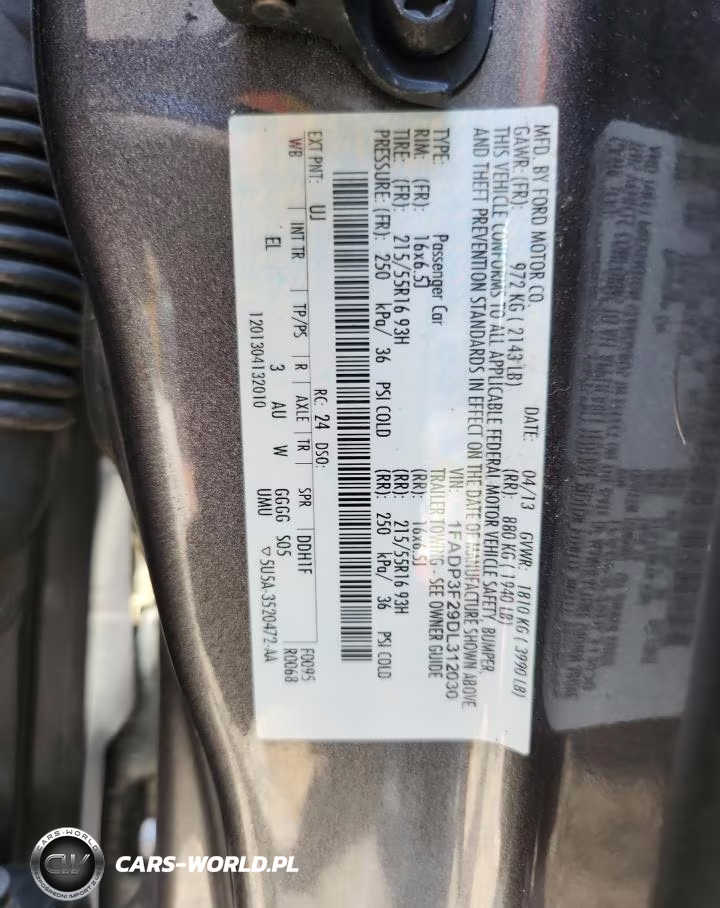 2013 Ford Focus Se VIN:1FADP3F29DL312030 - 12