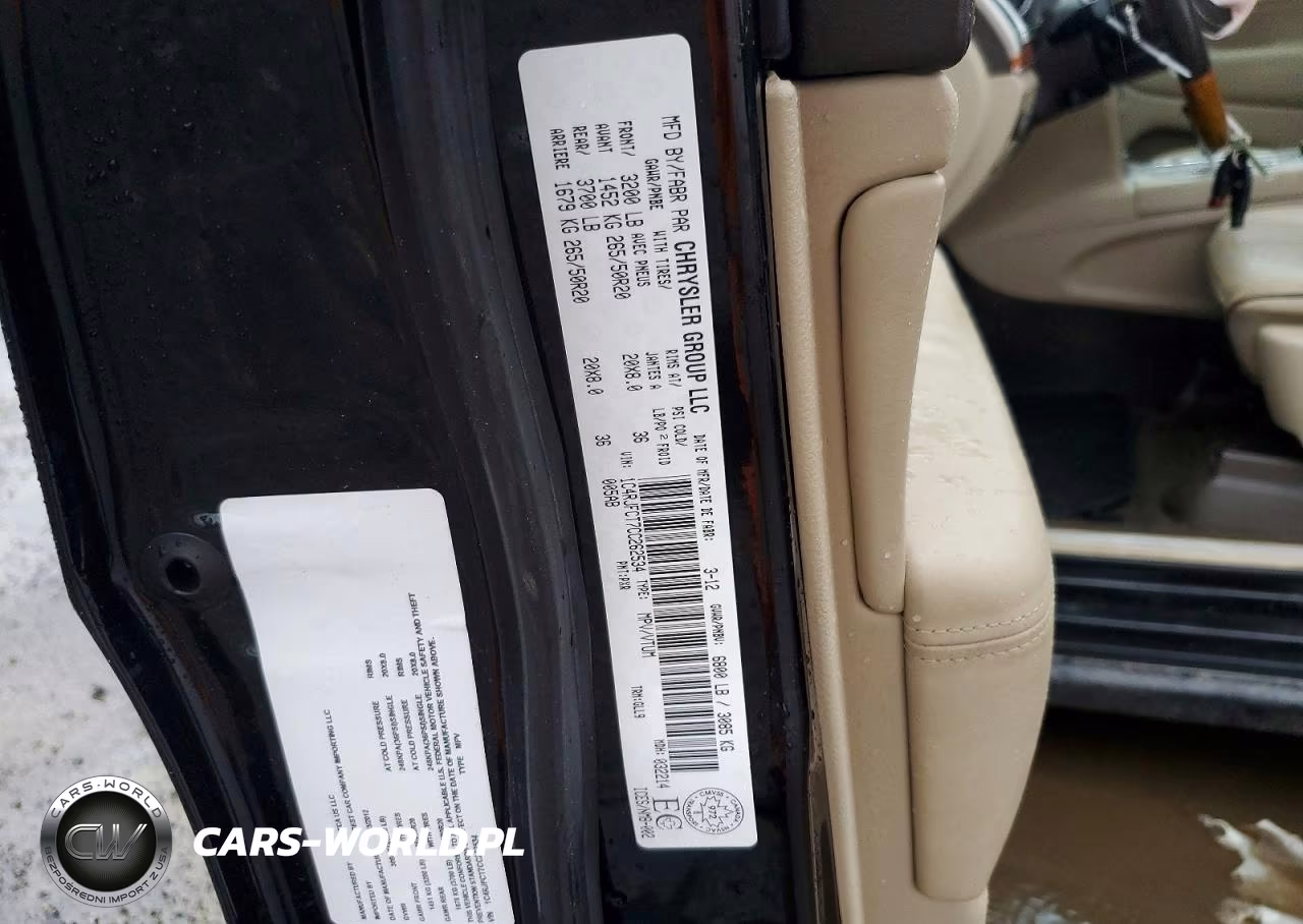 2012 Jeep Grand Cherokee Overland VIN:1C4RJFCT7CC262534 - 13