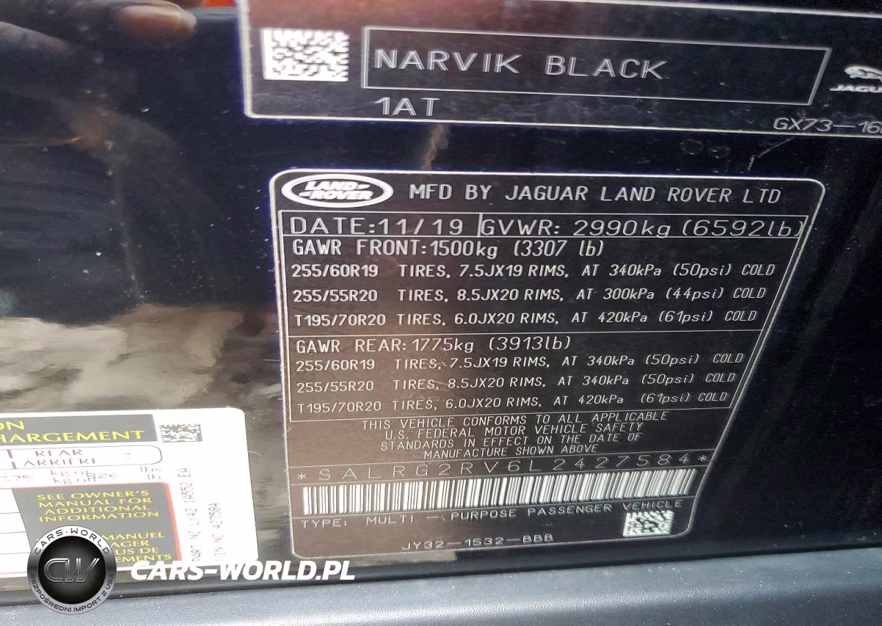 2020 Land Rover Discovery Se VIN:SALRG2RV6L2427584 - 13