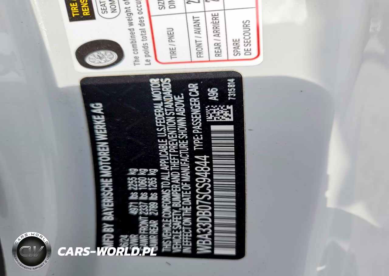 2025 BMW 430I VIN:WBA33DB07SCS94844 - 13