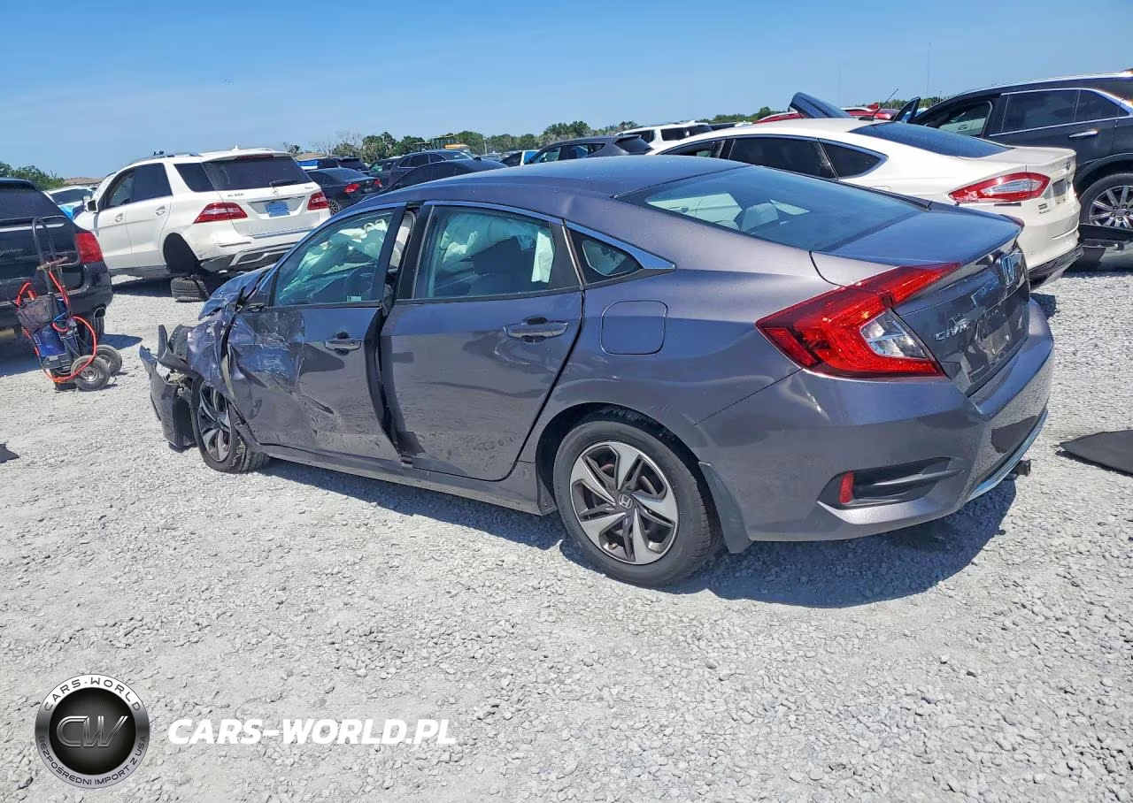2020 Honda Civic Lx VIN:19XFC2F63LE012535 - 2