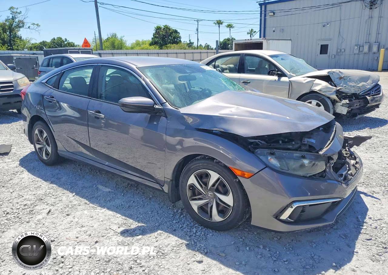 2020 Honda Civic Lx VIN:19XFC2F63LE012535 - 4