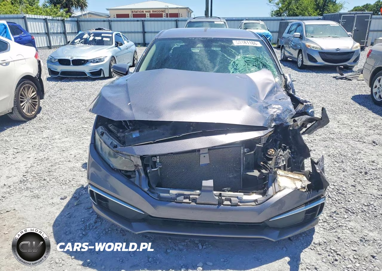 2020 Honda Civic Lx VIN:19XFC2F63LE012535 - 5
