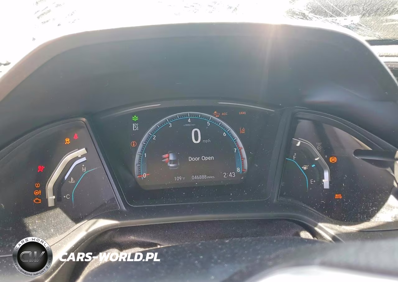 2020 Honda Civic Lx VIN:19XFC2F63LE012535 - 9