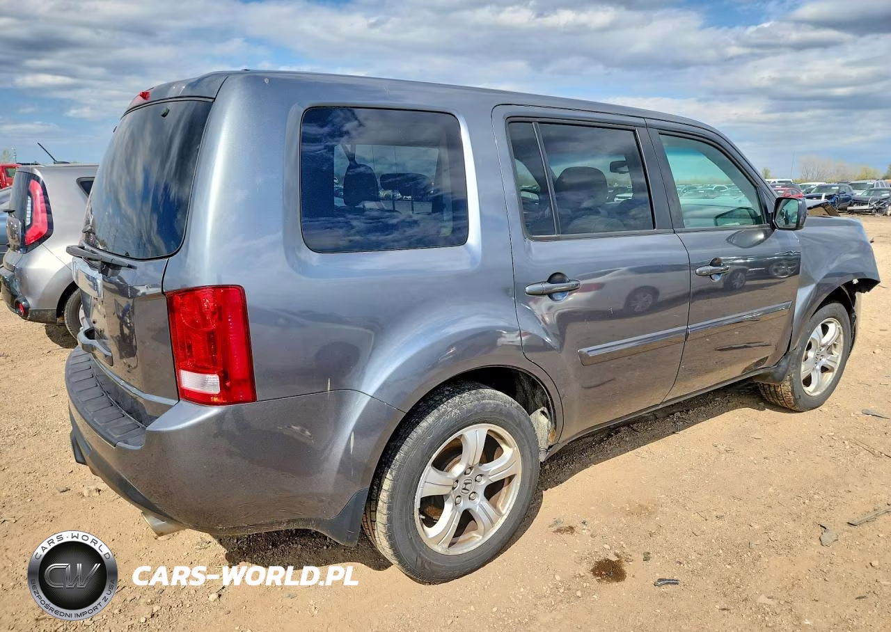 2013 Honda Pilot Exl VIN:5FNYF3H52DB023290 - 3