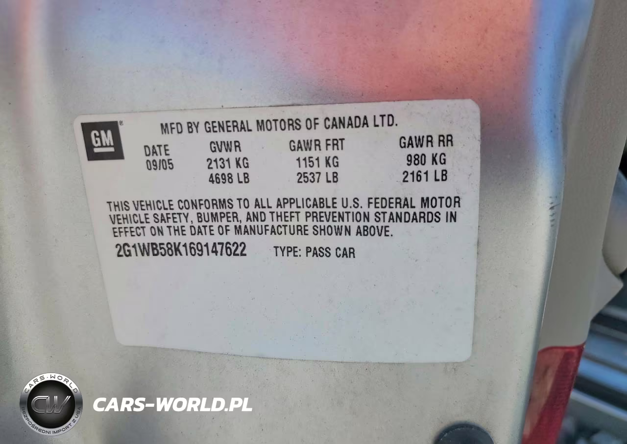 2006 Chevrolet Impala Ls VIN:2G1WB58K169147622 - 12