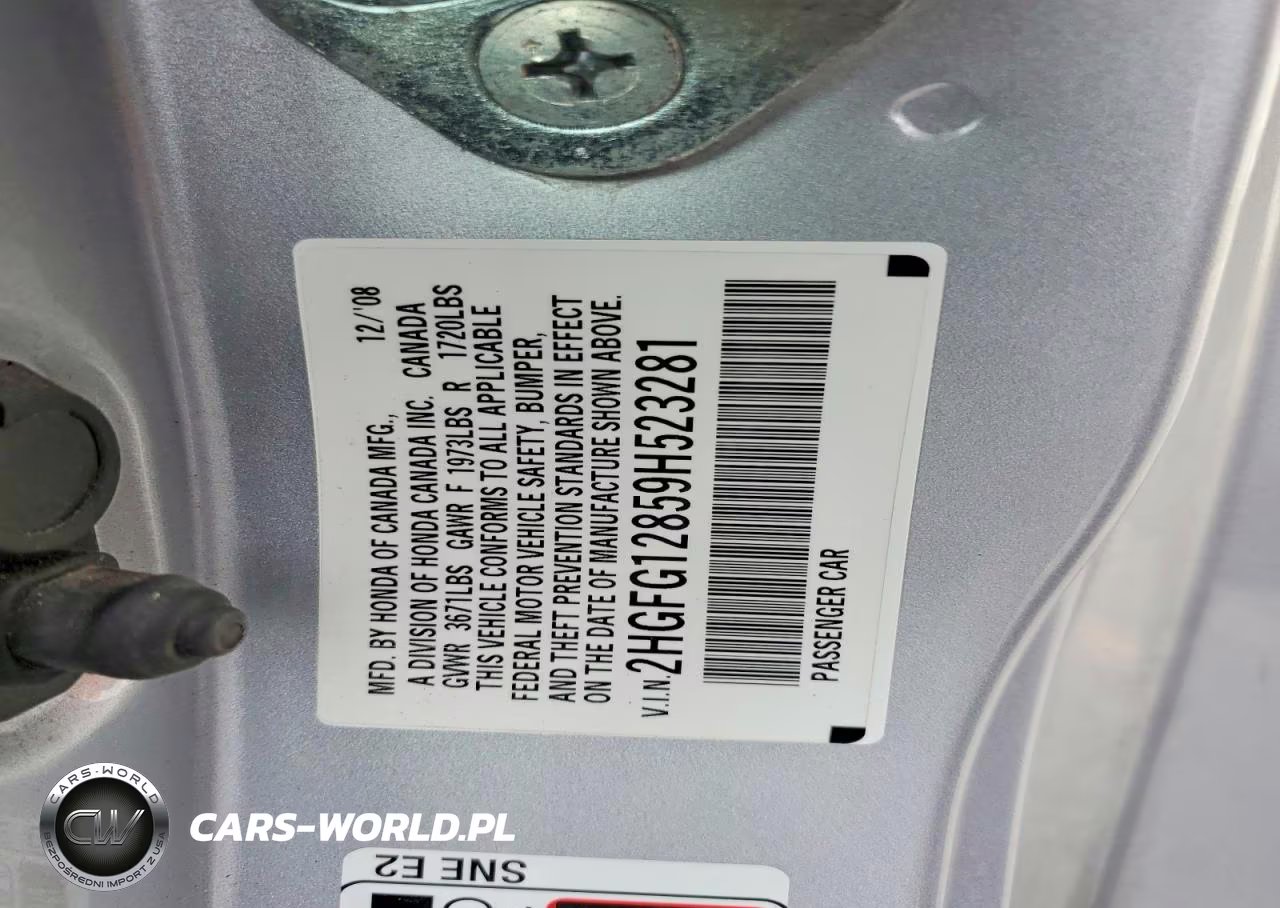 2009 Honda Civic Ex VIN:2HGFG12859H523281 - 12