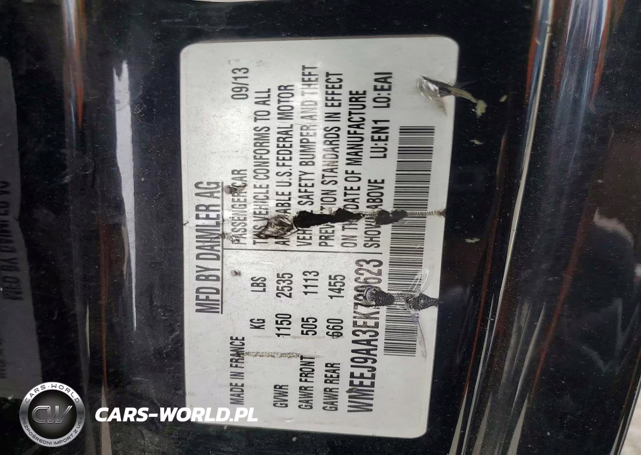 2014 Smart Fortwo VIN:WMEEJ9AA3EK729623 - 12