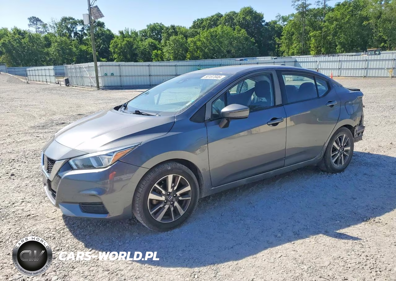 2021 Nissan Versa Sv VIN:3N1CN8EV9ML826147 - 1