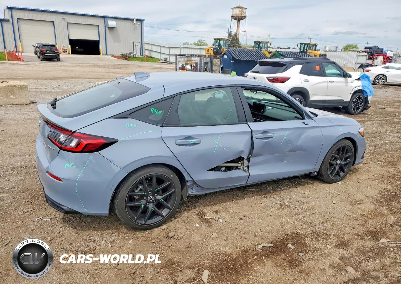 2024 Honda Civic Sport VIN:19XFL2H85RE041252 - 3