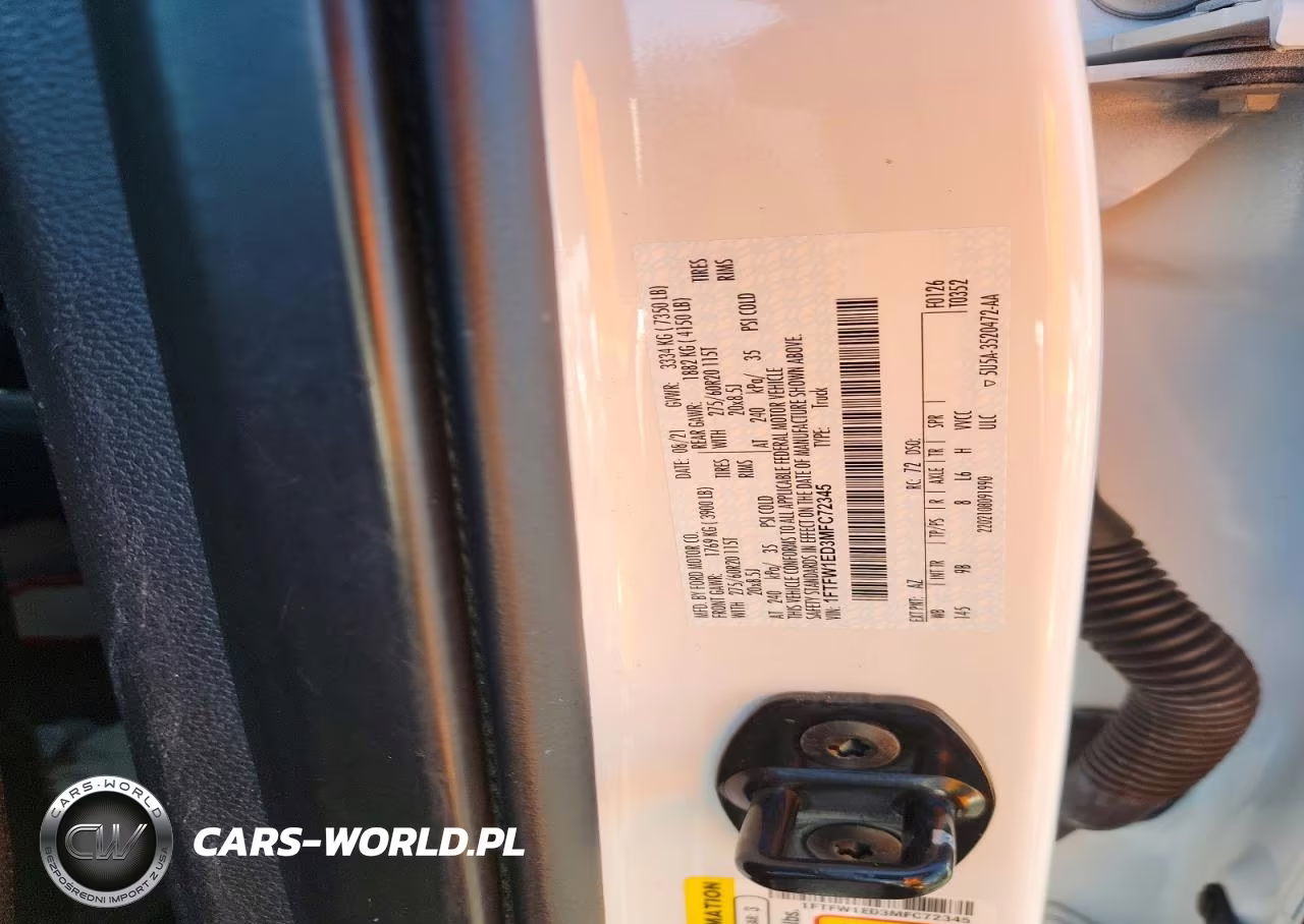 2021 Ford F150 Supercrew VIN:1FTFW1ED3MFC72345 - 12
