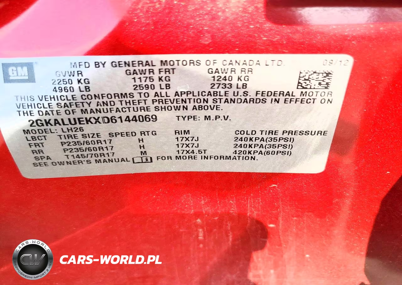 2013 GMC Terrain Slt VIN:2GKALUEKXD6144069 - 13