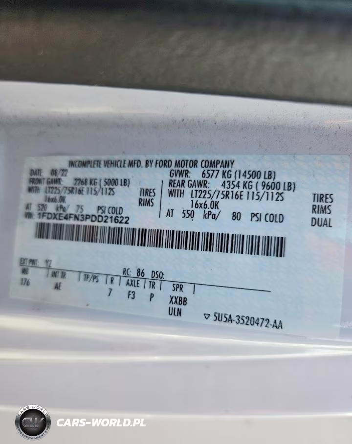 2023 Ford Econoline E450 Super Duty Cutaway Van VIN:1FDXE4FN3PDD21622 - 13