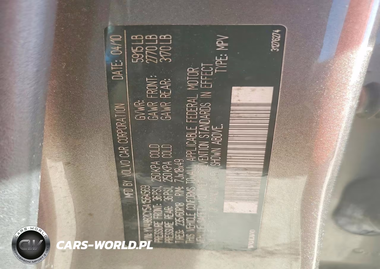 2010 Volvo Xc90 3.2 VIN:YV4982CY5A1564569 - 13