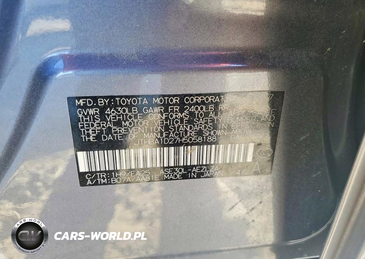 2017 Lexus Is 200T VIN:JTHBA1D27H5058188 - 12