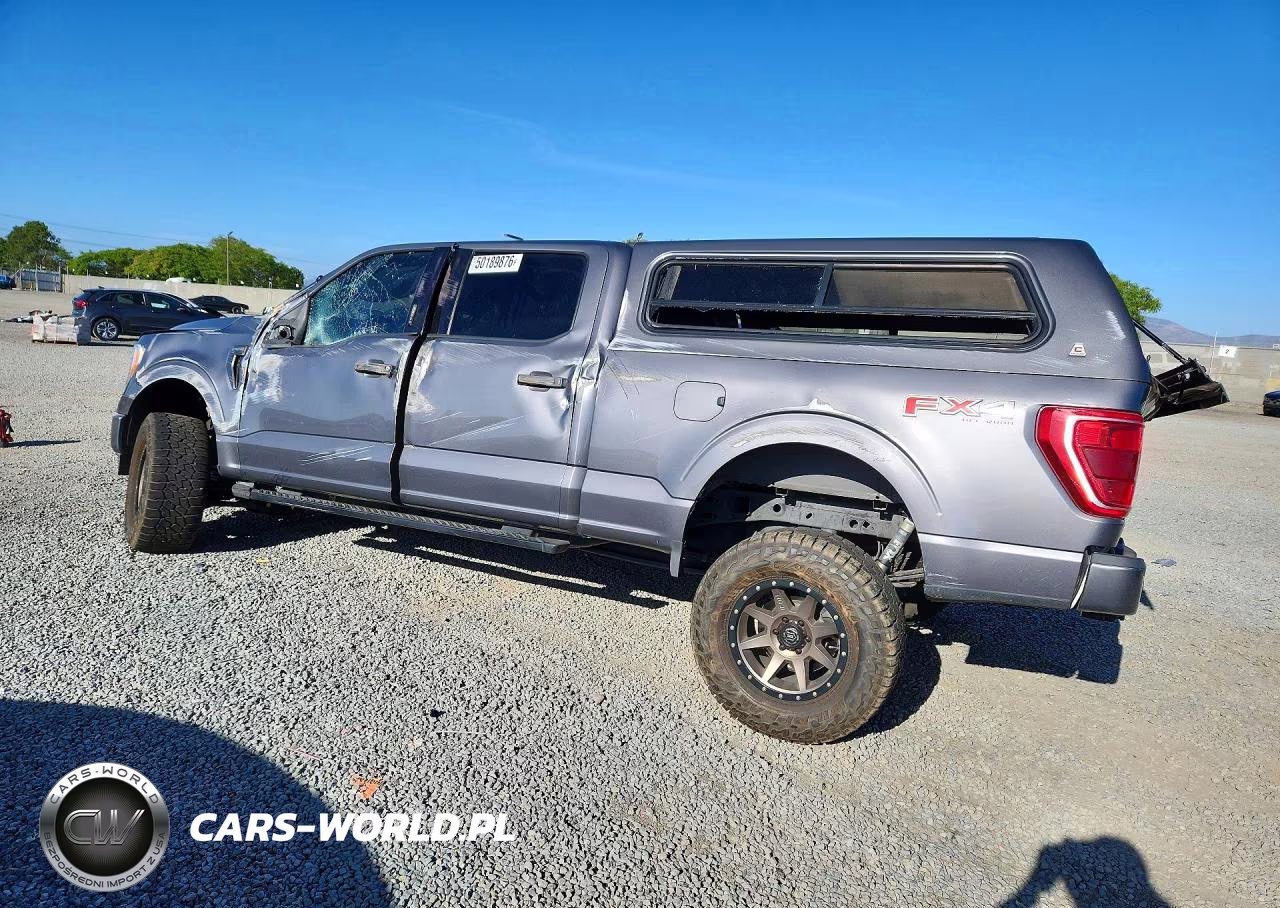 2022 Ford F150 Supercrew VIN:1FTFW1E87NFA16178 - 2