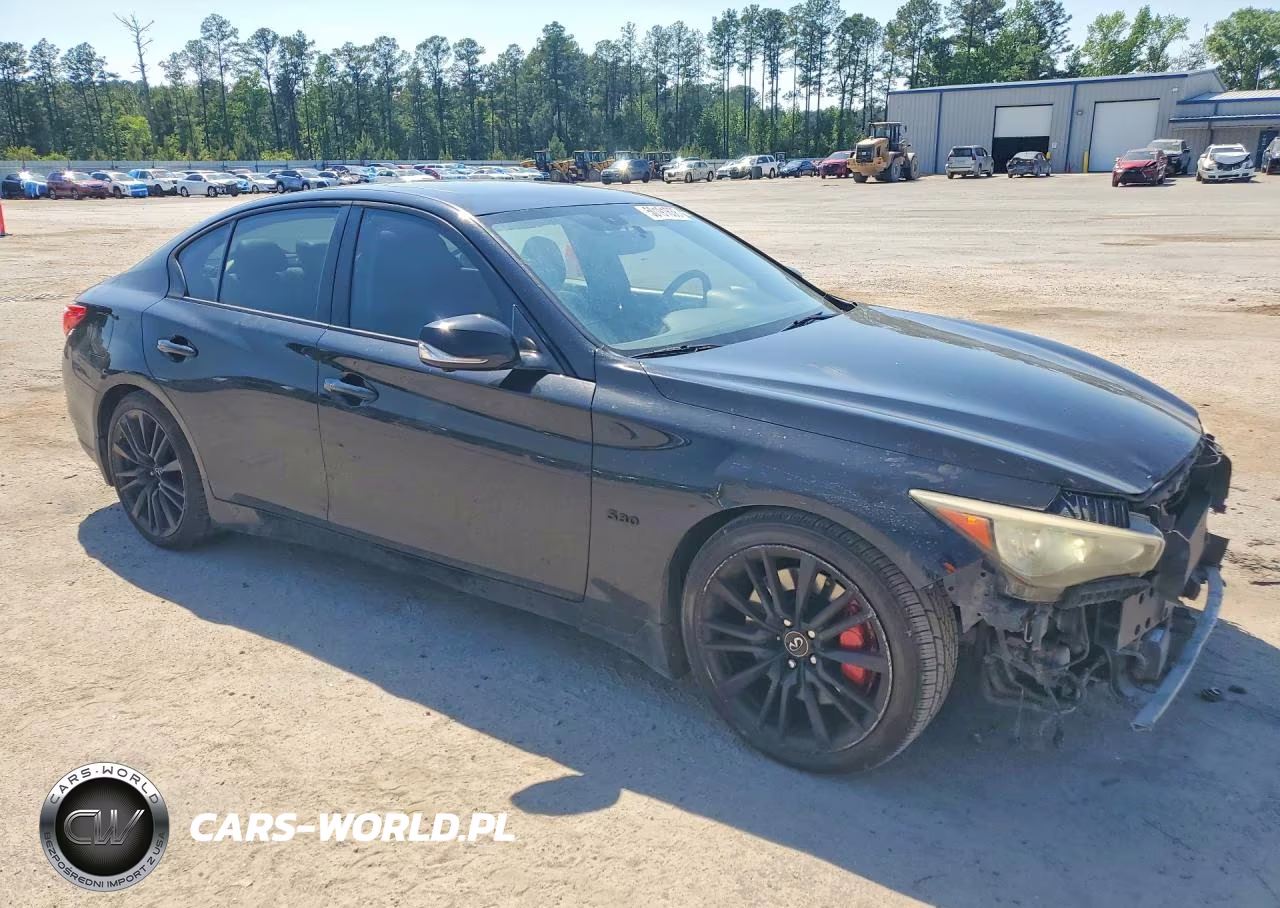 2017 Infiniti Q50 Red Sport 400 VIN:JN1FV7AP0HM850136 - 4