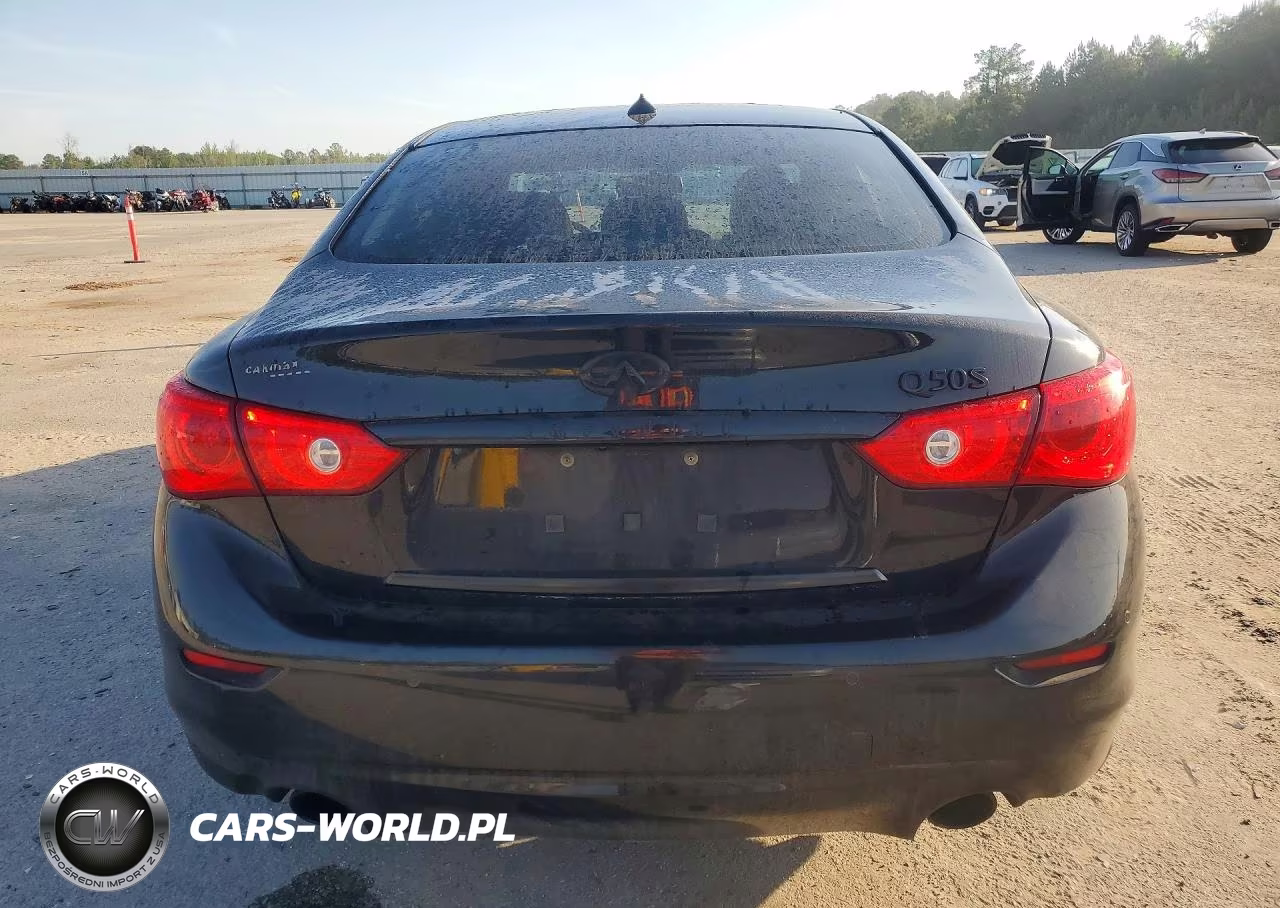 2017 Infiniti Q50 Red Sport 400 VIN:JN1FV7AP0HM850136 - 6