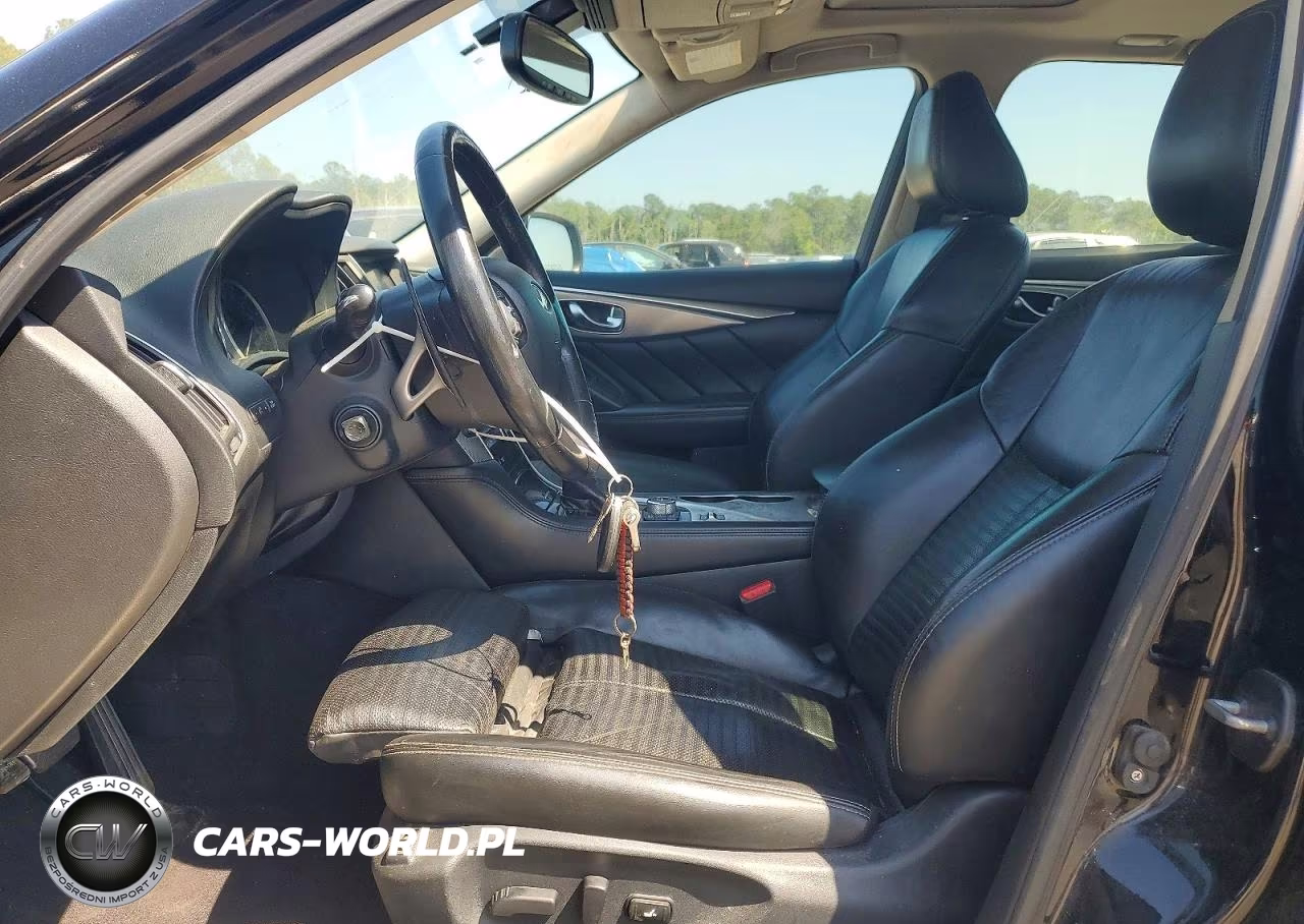 2017 Infiniti Q50 Red Sport 400 VIN:JN1FV7AP0HM850136 - 7