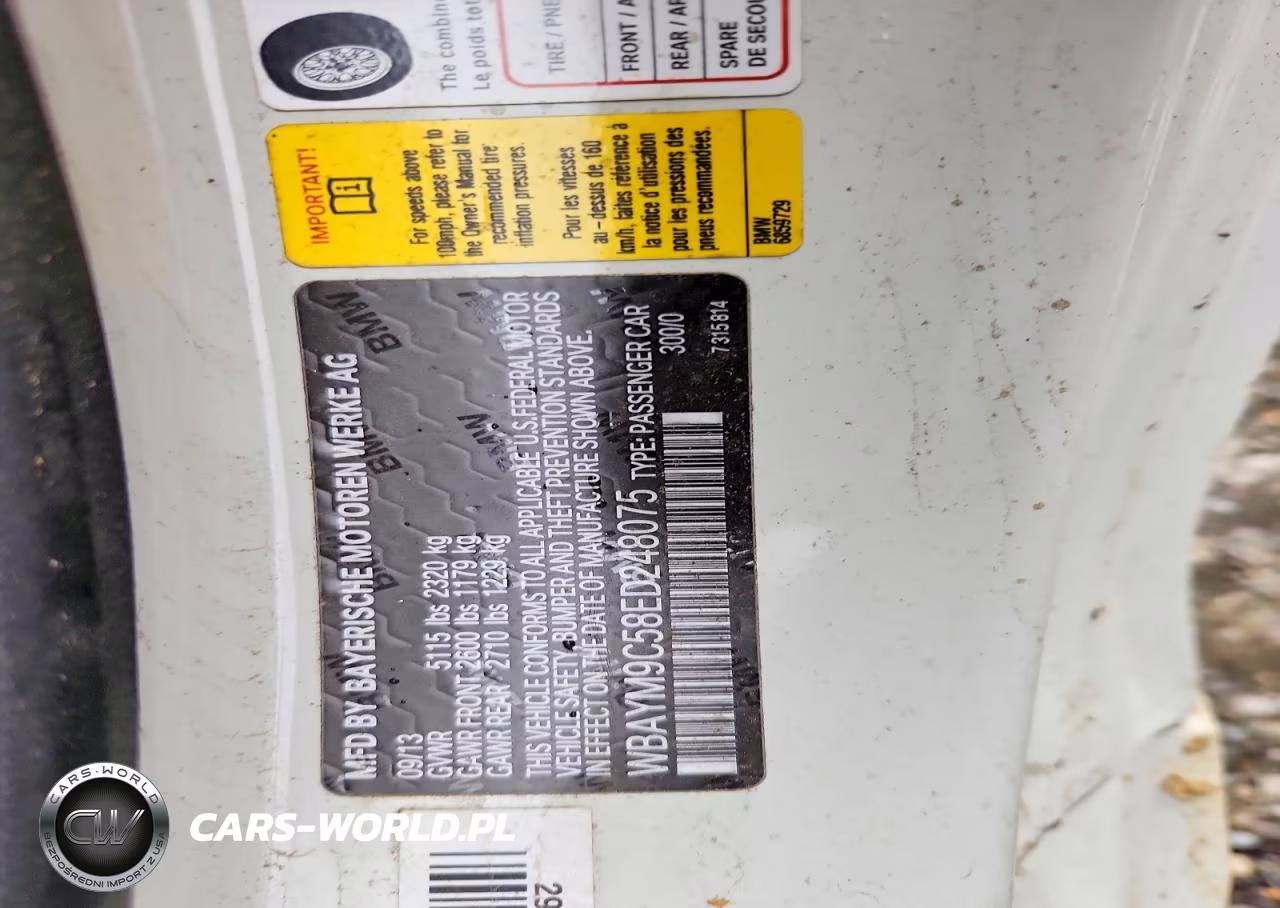 2014 BMW 640 I VIN:WBAYM9C58ED248075 - 12
