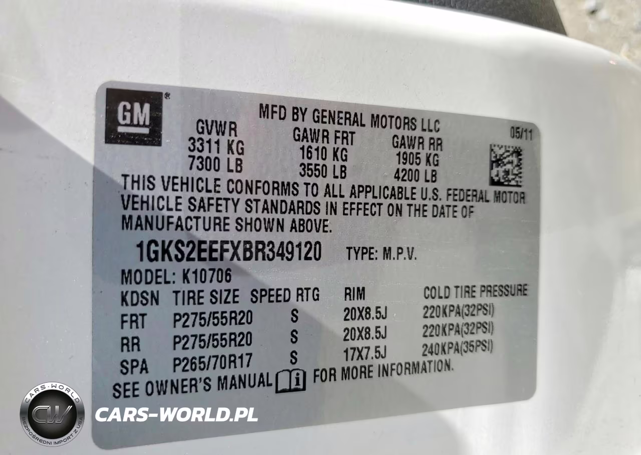 2011 GMC Yukon Denali VIN:1GKS2EEFXBR349120 - 13