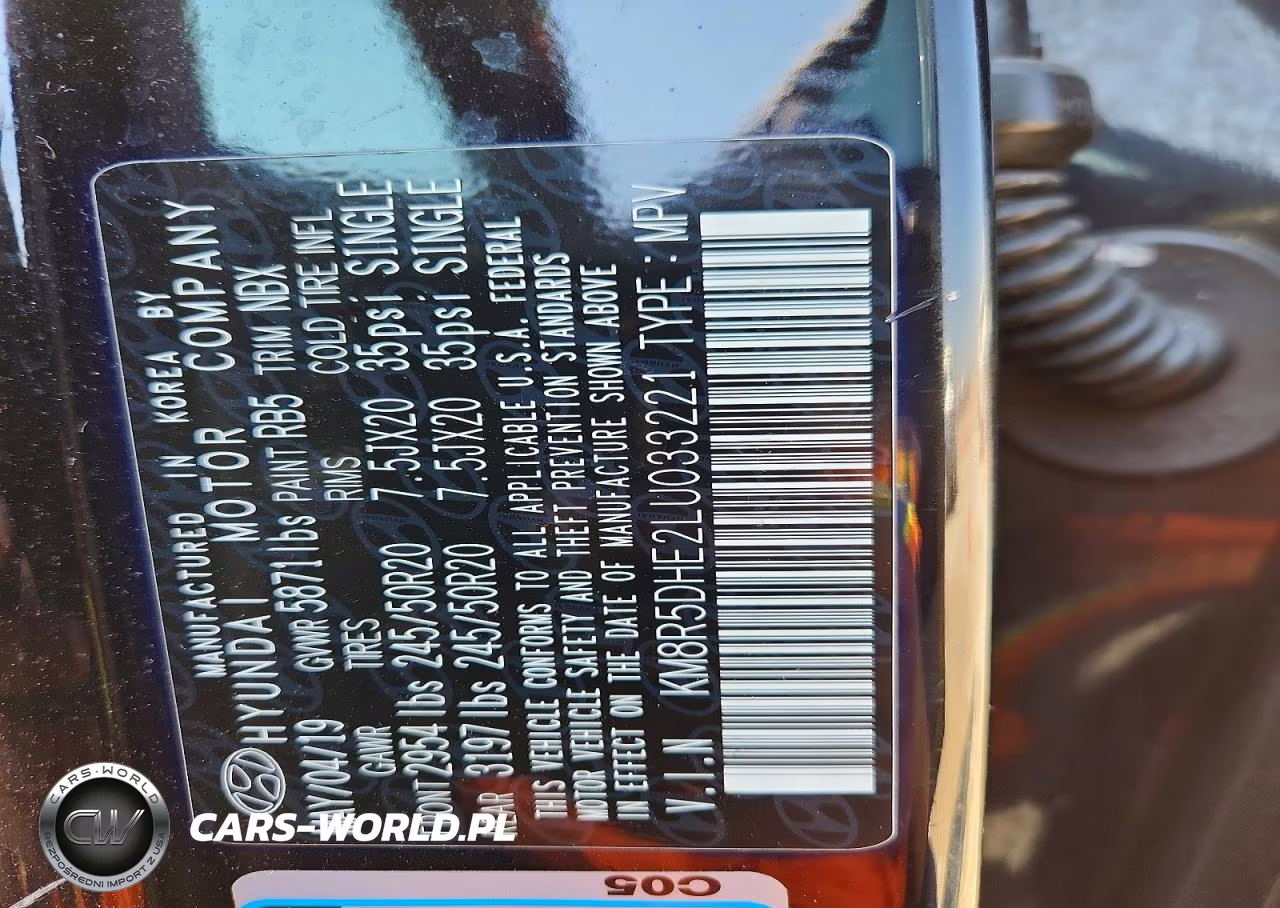 2020 Hyundai Palisade Limited VIN:KM8R5DHE2LU033221 - 13