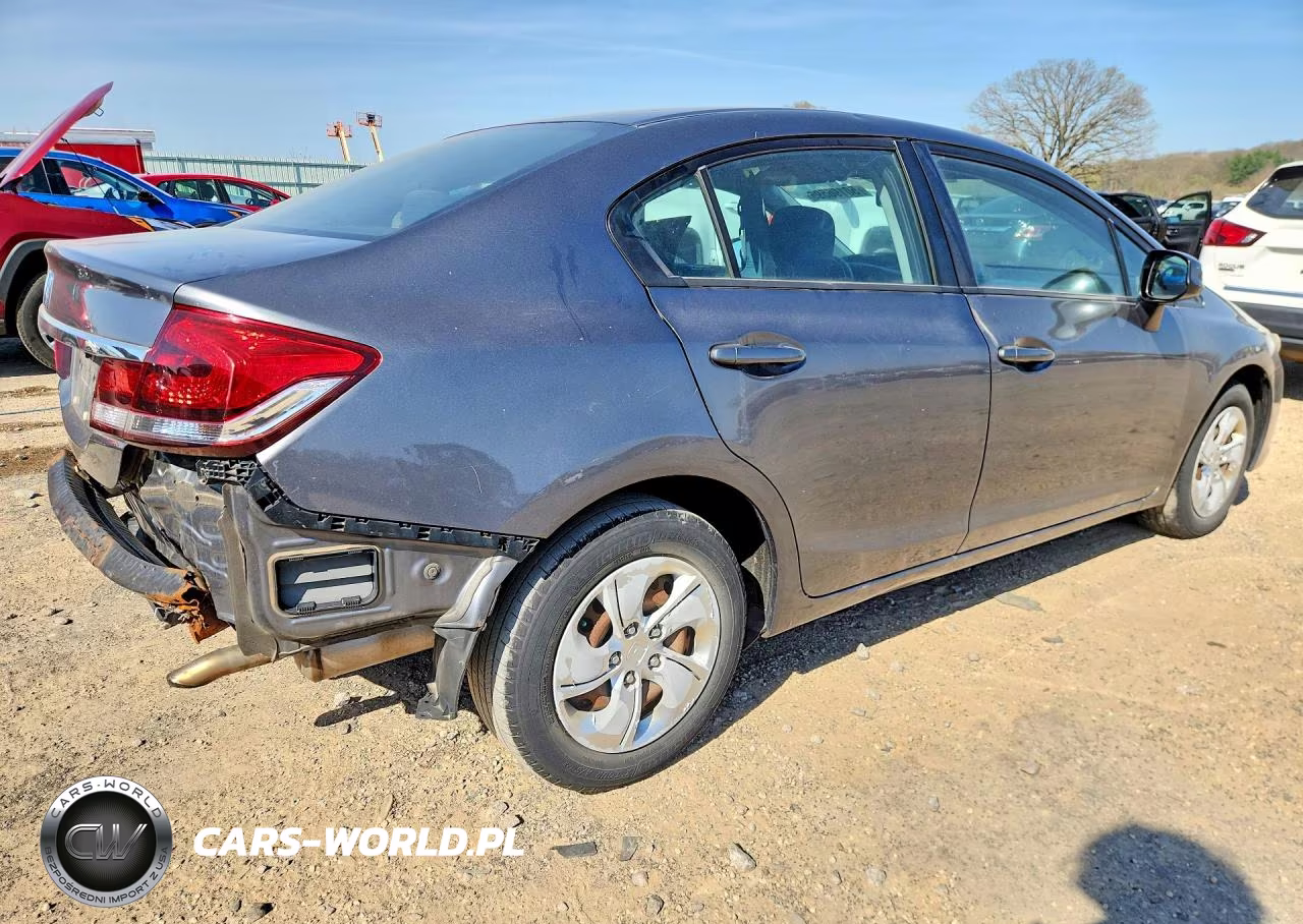 2013 Honda Civic Lx VIN:19XFB2F55DE046570 - 3