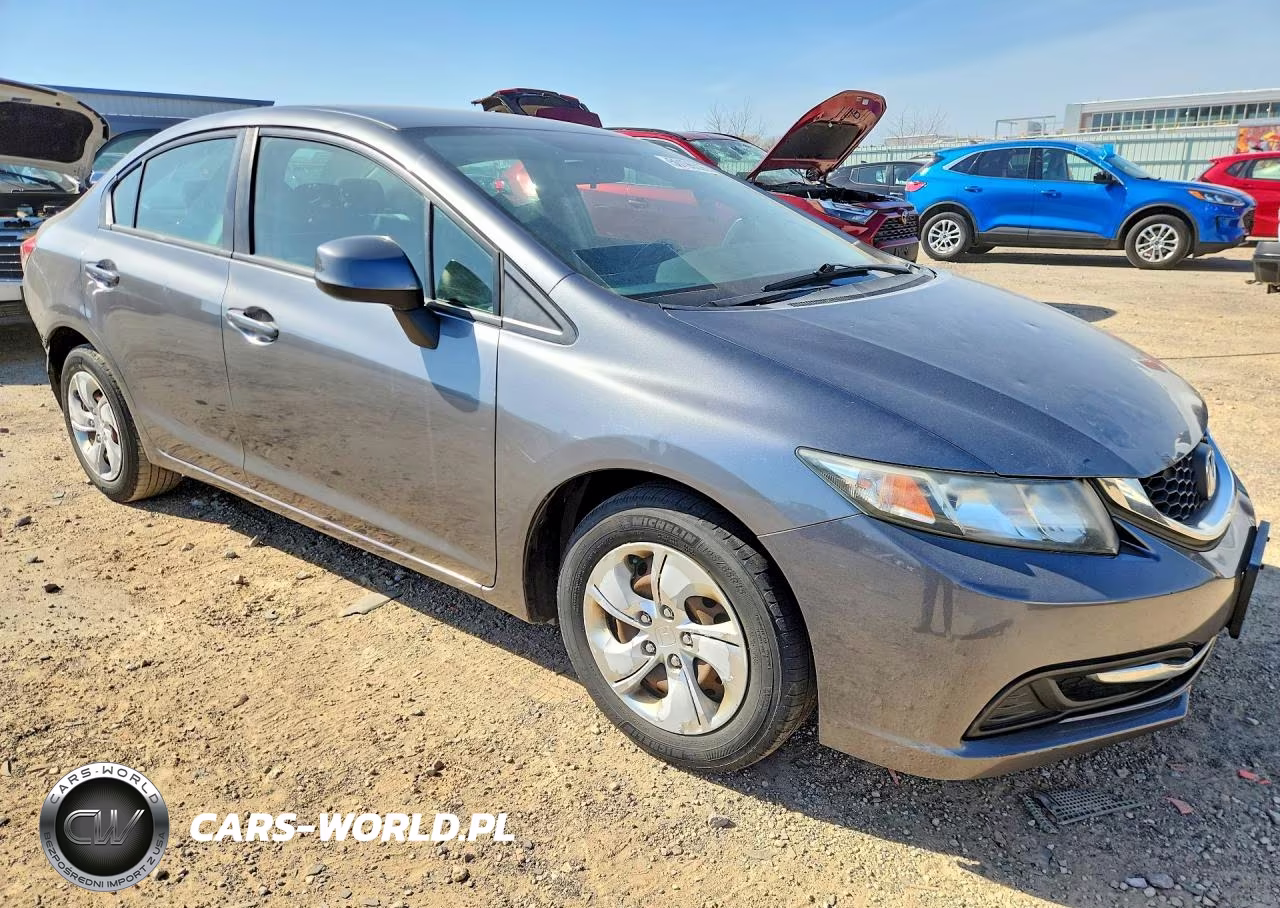2013 Honda Civic Lx VIN:19XFB2F55DE046570 - 4