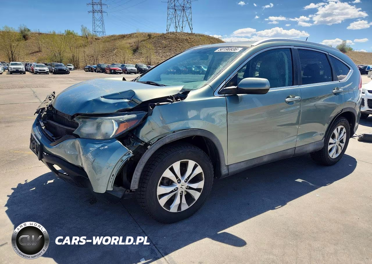 2012 Honda Cr-V Exl VIN:2HKRM4H72CH621736 - 1