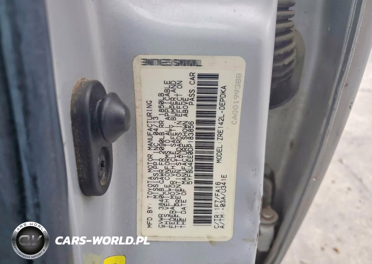 2013 Toyota Corolla L VIN:5YFBU4EE0DP183856 - 13