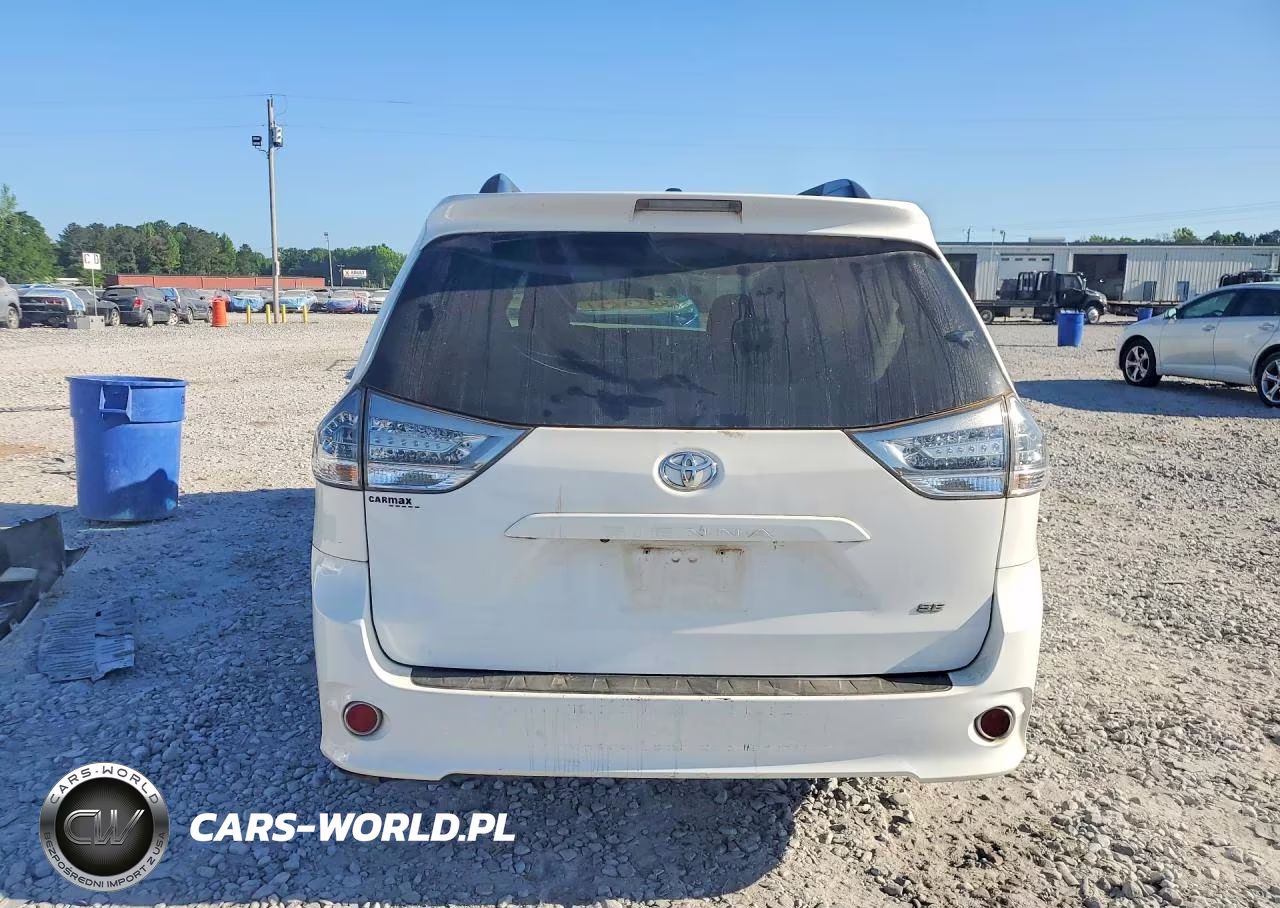 2017 Toyota Sienna Se VIN:5TDXZ3DC4HS881949 - 6