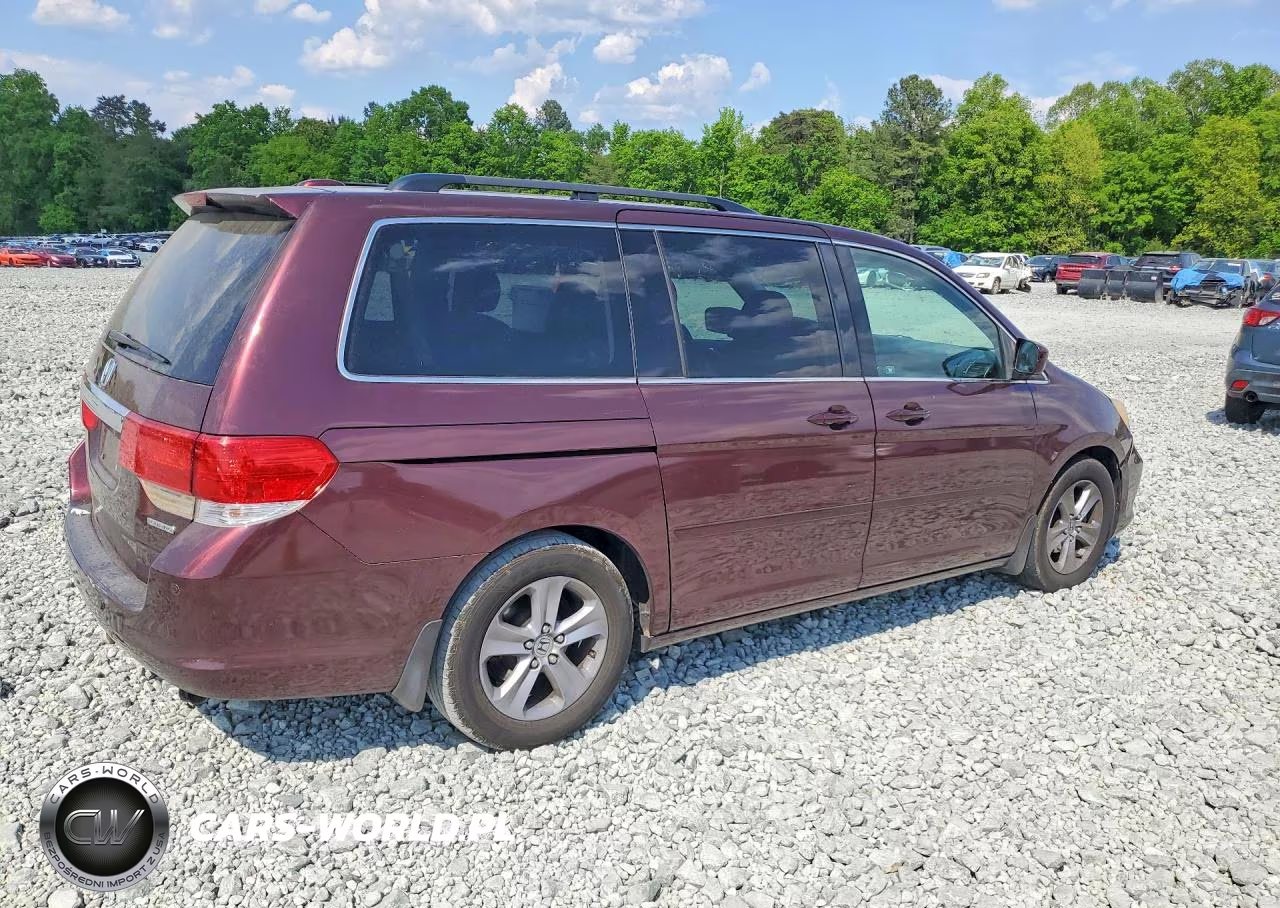 2010 Honda Odyssey Touring VIN:5FNRL3H90AB078140 - 3