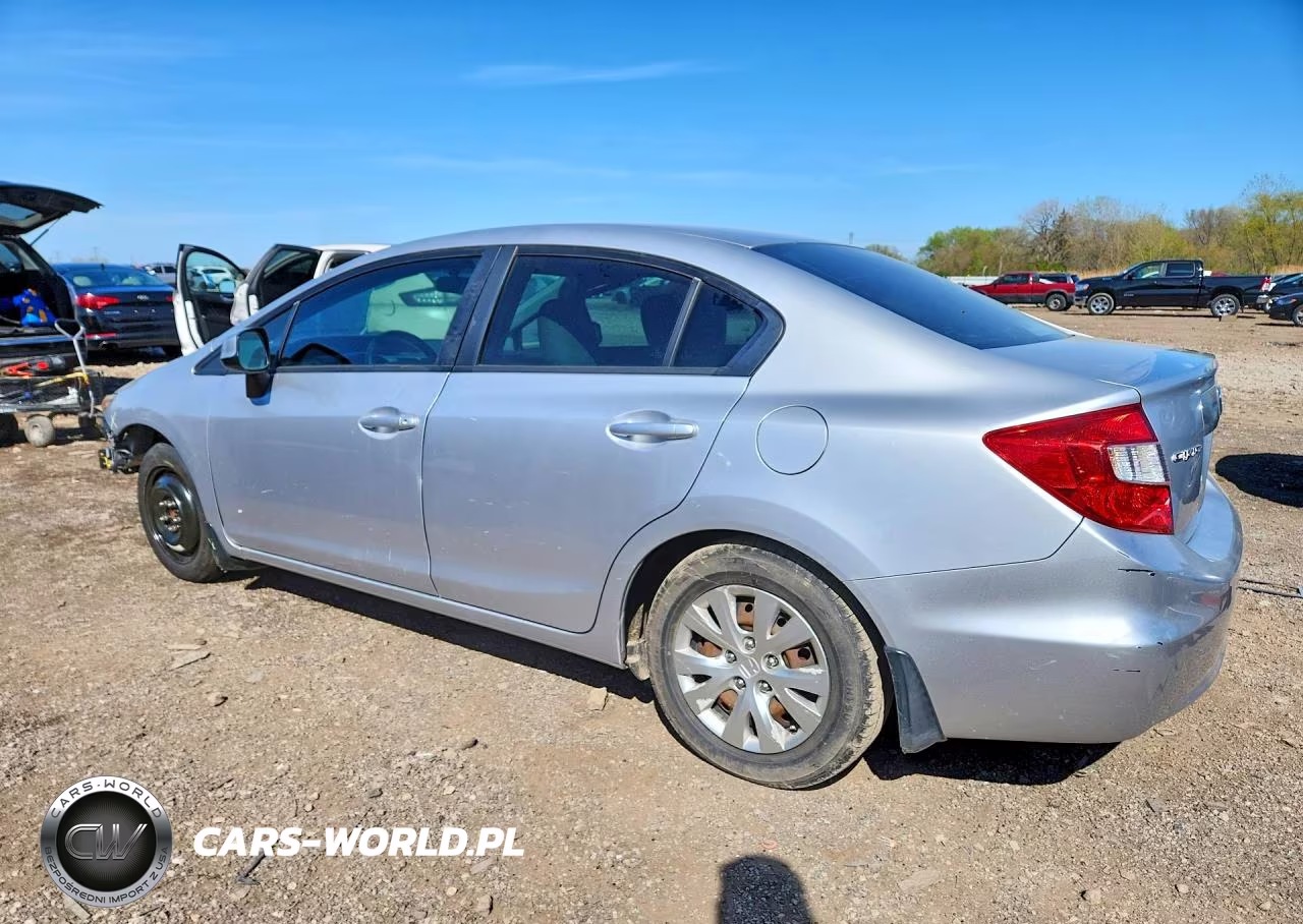 2012 Honda Civic Lx VIN:2HGFB2F55CH608441 - 2