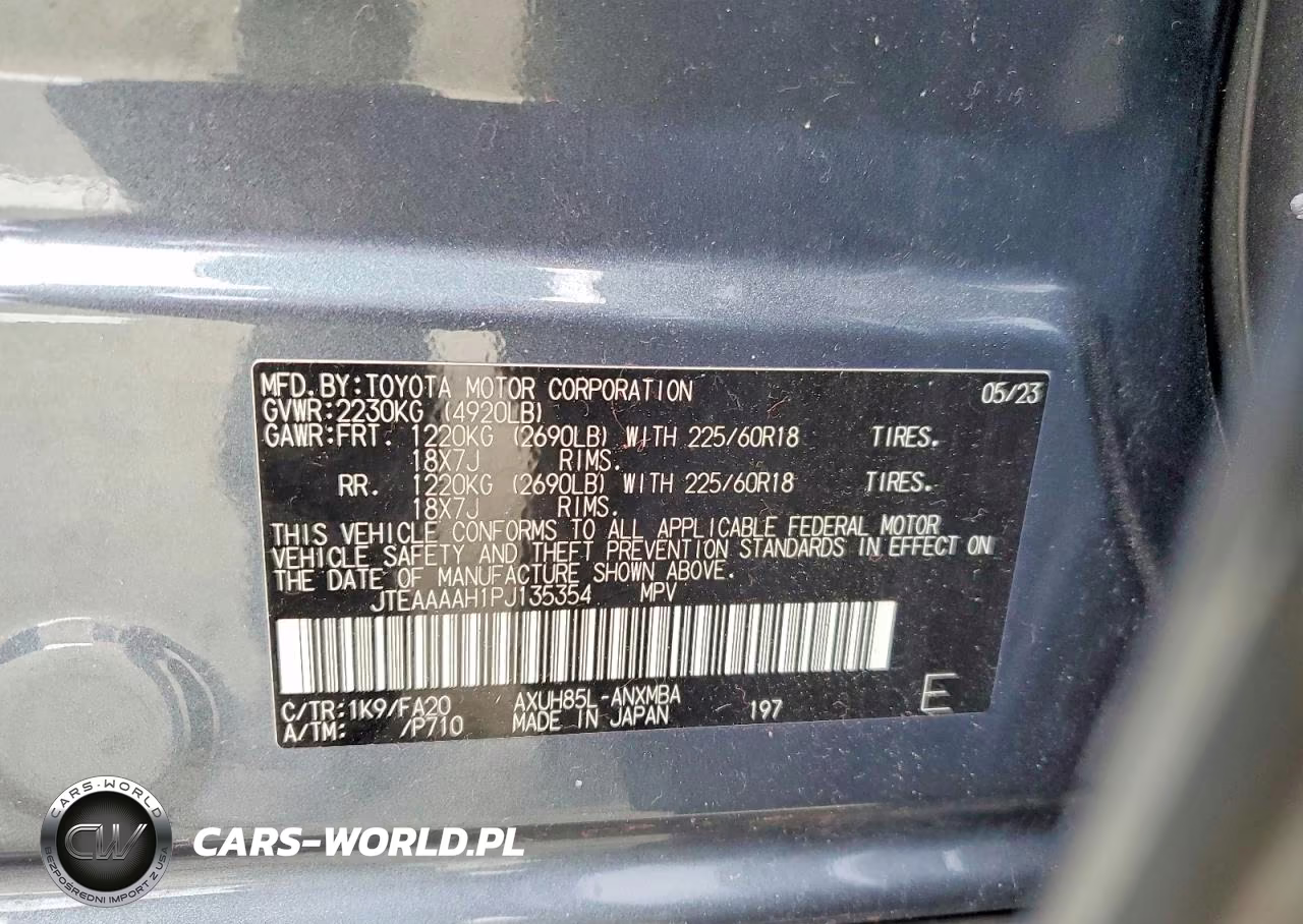 2023 Toyota Venza Le VIN:JTEAAAAH1PJ135354 - 14