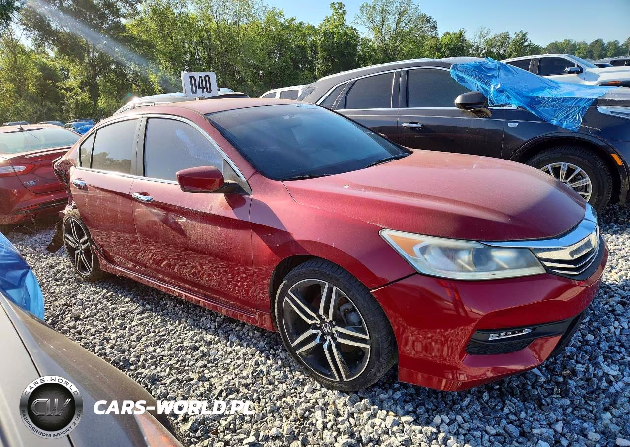2016 Honda Accord Sport VIN:1HGCR2F5XGA122615 - 6