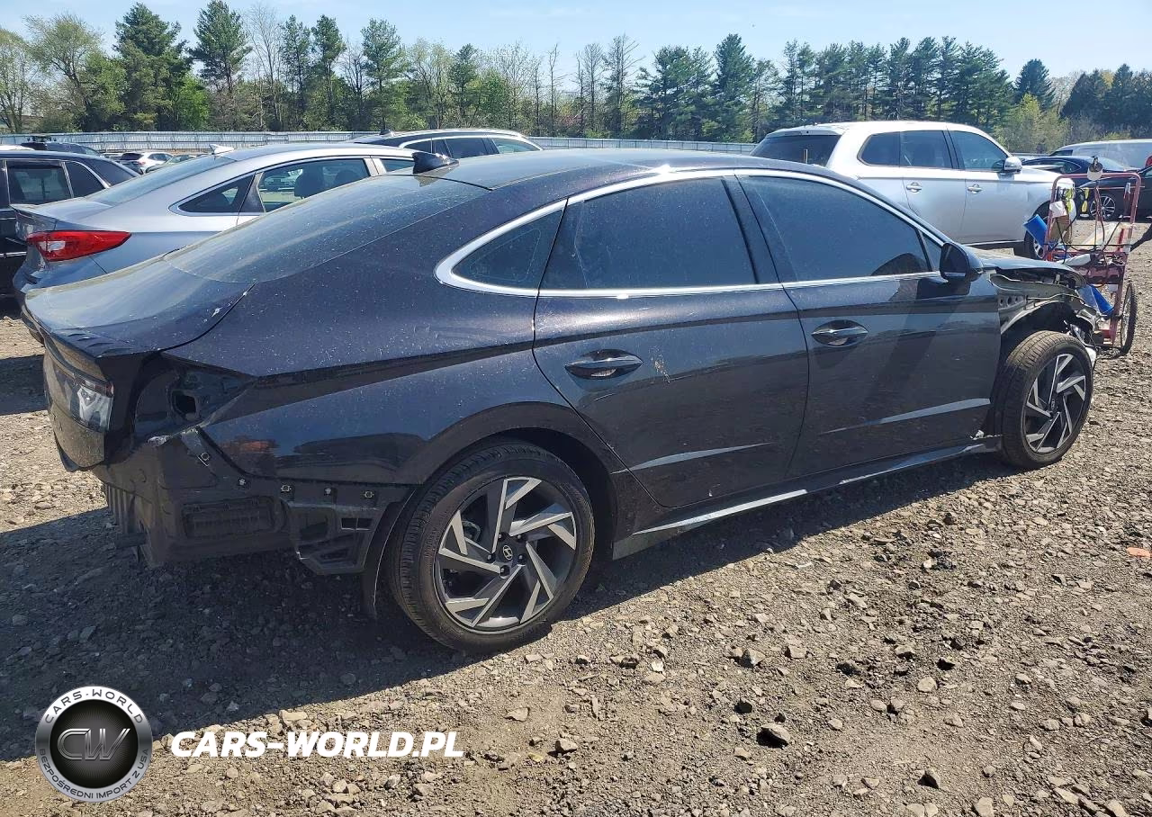 2025 Hyundai Sonata Sel VIN:KMHL64JA8SA453947 - 3