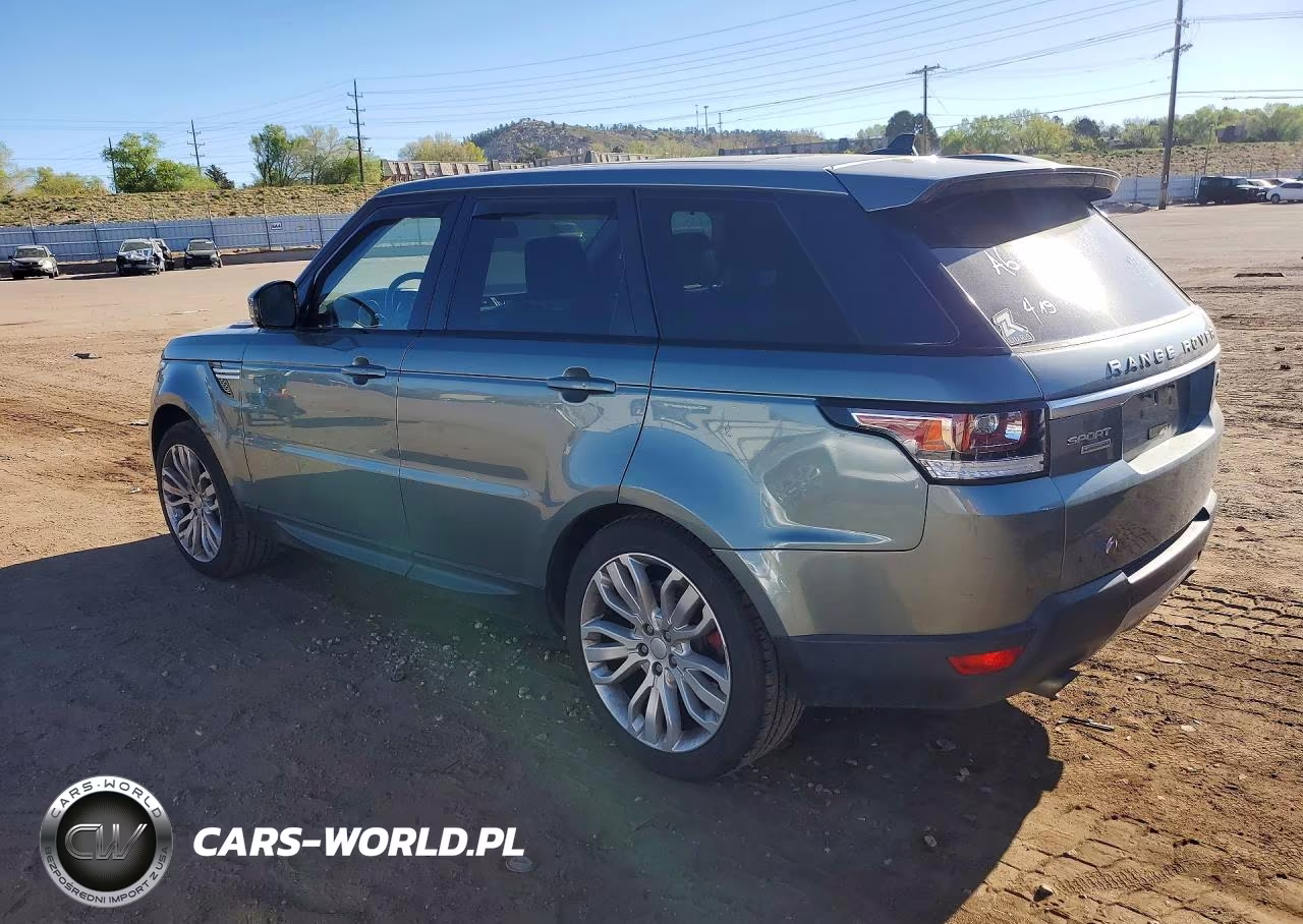 2016 Land Rover Range Rover Sport Sc VIN:SALWR2EF4GA103850 - 2