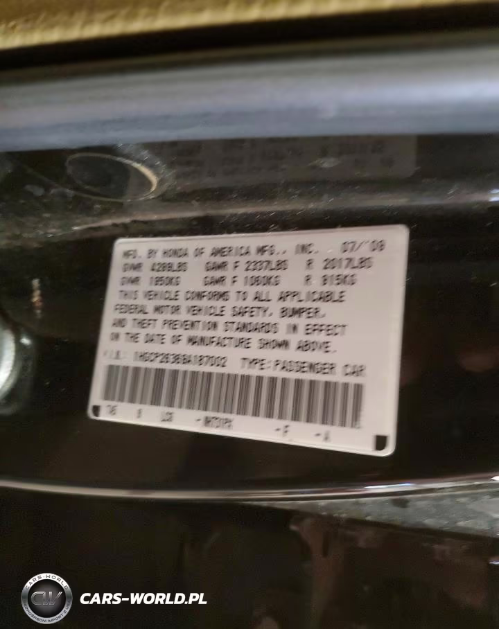 2009 Honda Accord Lx VIN:1HGCP26369A187002 - 12