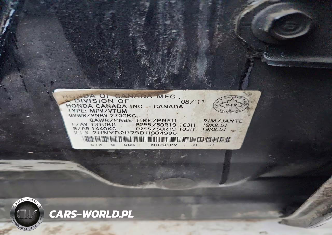 2011 Acura Mdx Advance VIN:2HNYD2H79BH004996 - 14
