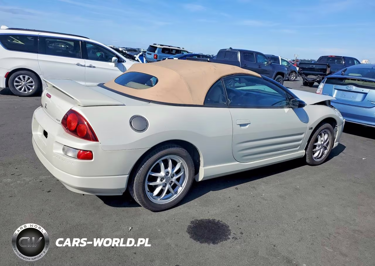 2002 Mitsubishi Eclipse Spyder Gt VIN:4A3AE85H12E028587 - 3
