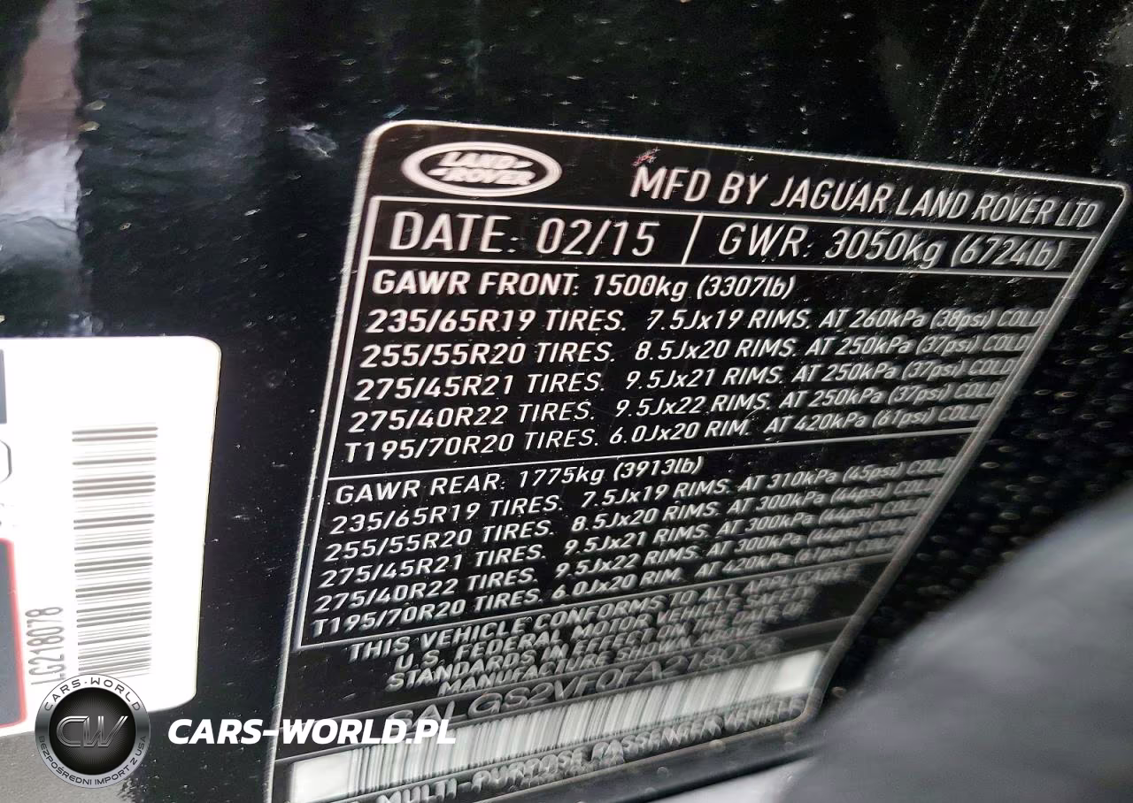 2015 Land Rover Range Rover Hse VIN:SALGS2VF0FA218078 - 13