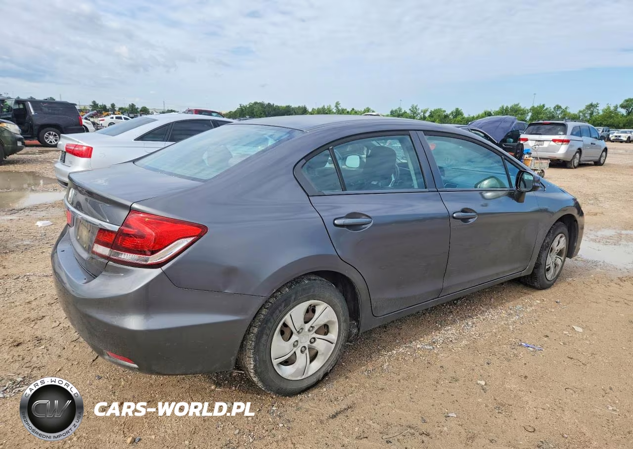 2013 Honda Civic Lx VIN:2HGFB2F59DH546009 - 3
