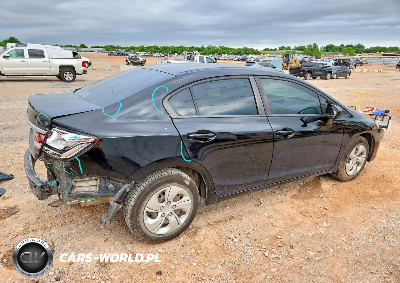2015 Honda Civic Lx VIN:19XFB2F50FE078393 - 3