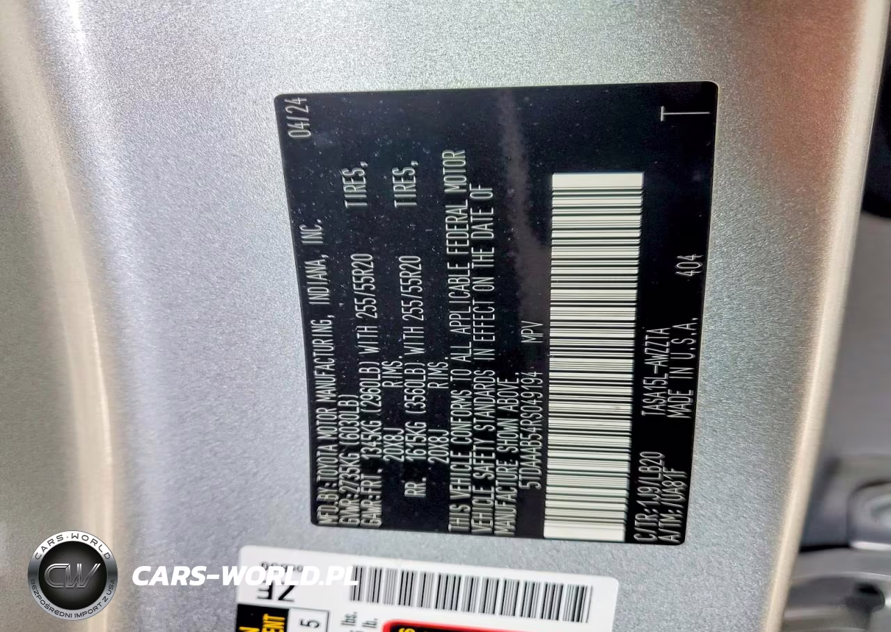 2024 Toyota Grand Highlander Platinum VIN:5TDAAAB54RS049194 - 13